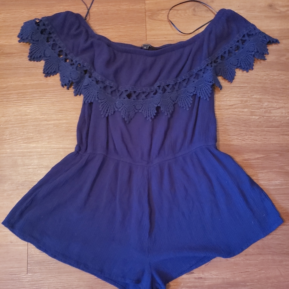 COPY - Juniors off shoulder Romper